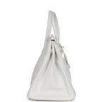 Hermes Birkin 35 White Epsom Gold Hardware