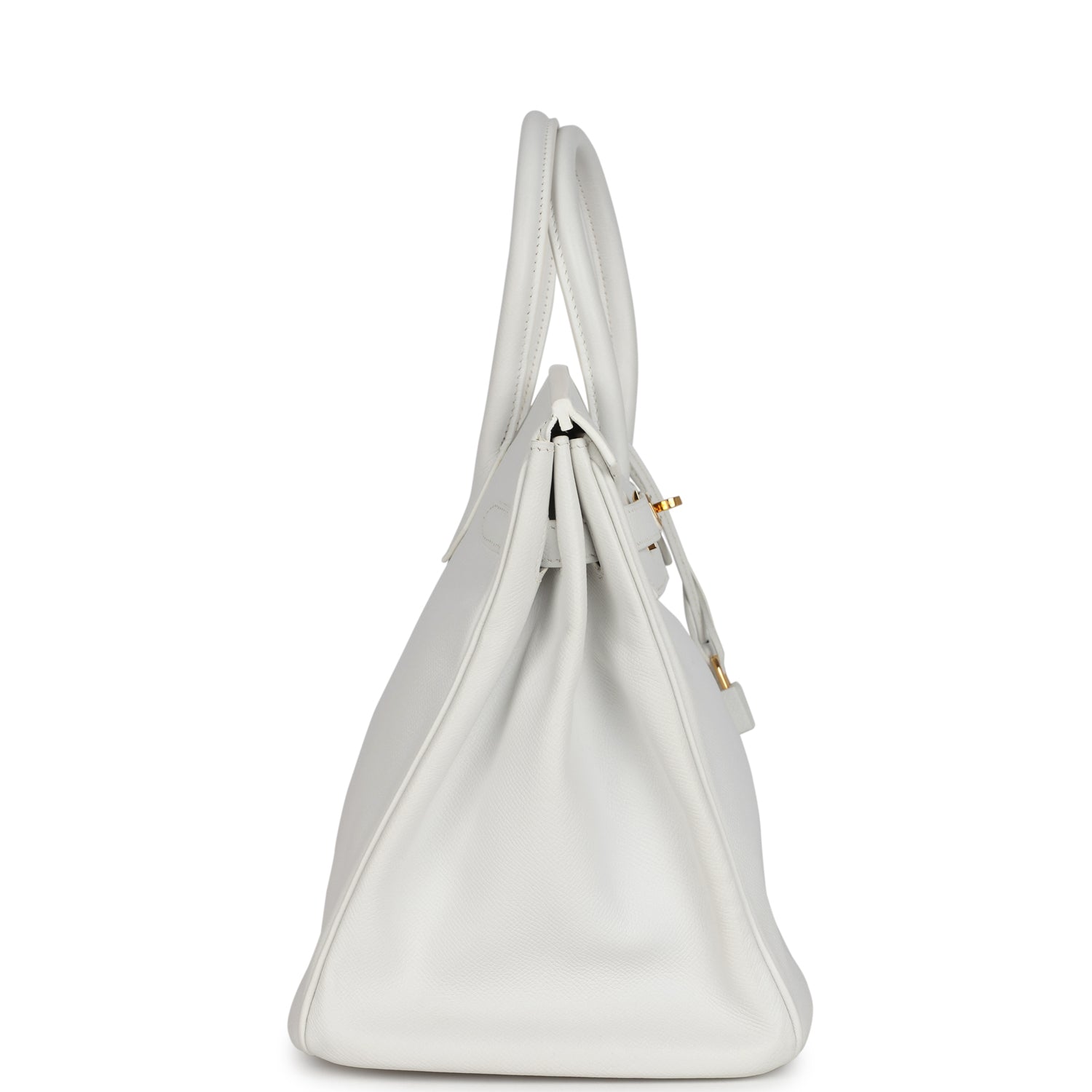 Hermes Birkin 35 White Epsom Gold Hardware