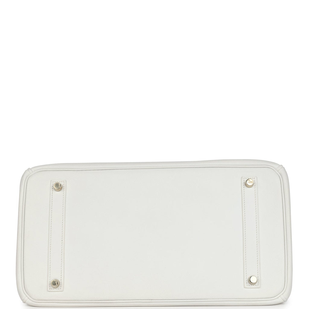 Hermes Birkin 35 White Epsom Gold Hardware