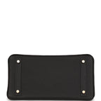 Hermes Birkin 30 Black Niloticus Crocodile and Togo Touch Rose Gold Hardware