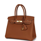 Hermes Birkin 30 Gold Togo Gold Hardware