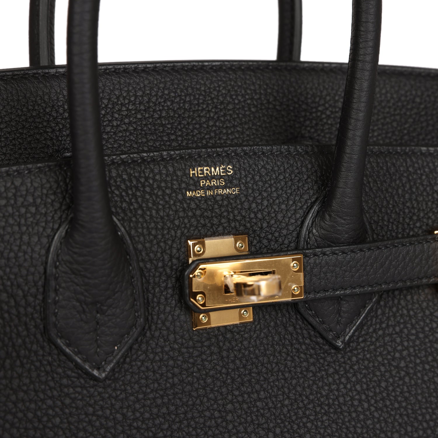 Hermes Birkin 25 Black Togo Gold Hardware