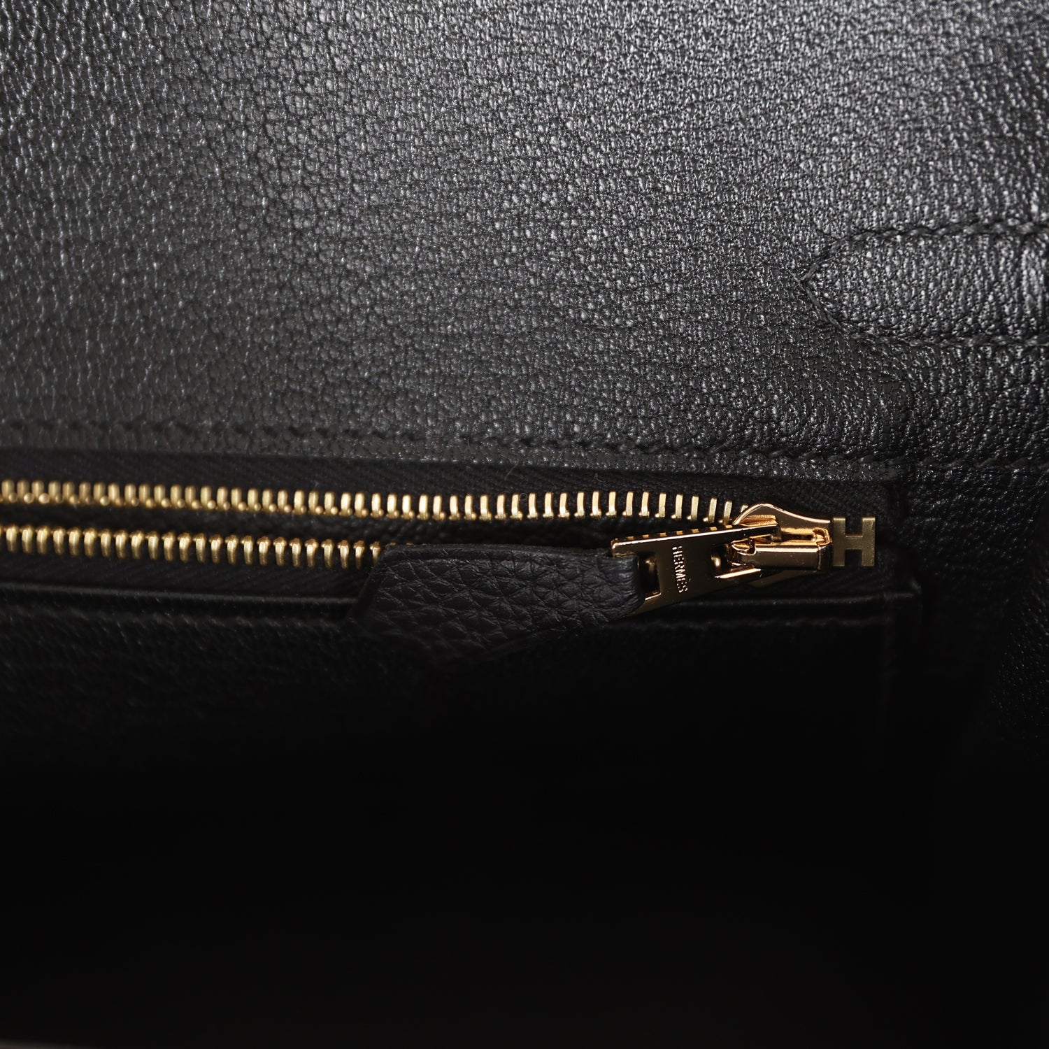 Hermes Birkin 25 Black Togo Gold Hardware