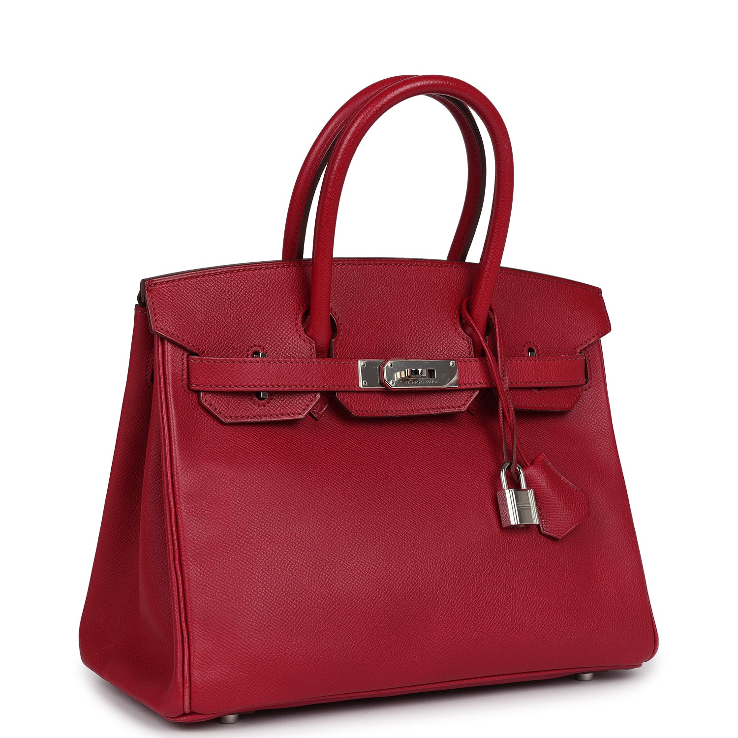 Hermes Birkin 30 Rubis Epsom Palladium Hardware