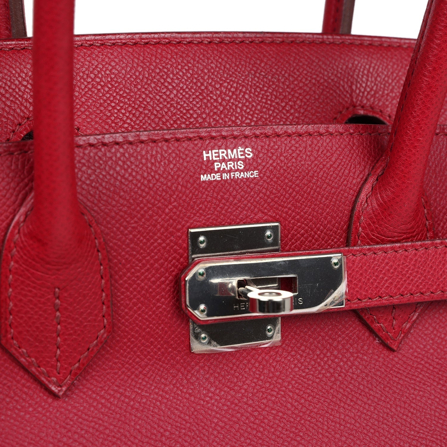 Hermes Birkin 30 Rubis Epsom Palladium Hardware