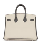 Hermes Special Order (HSS) Birkin 25 Beton and Etain Togo Brushed Palladium Hardware