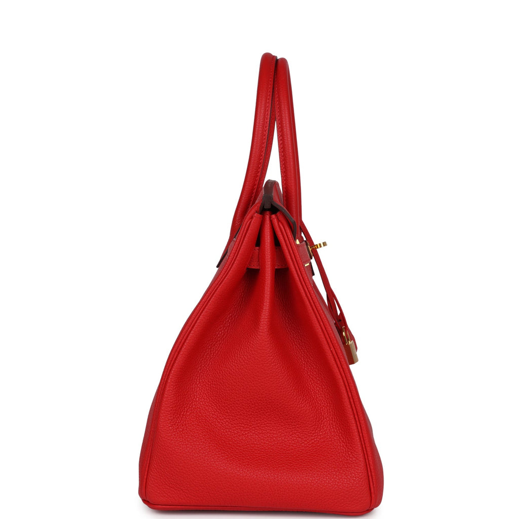 Hermes Birkin 35 Rouge Tomate Togo Gold Hardware