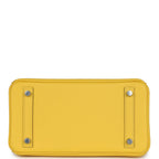 Hermes Birkin 25 Jaune de Naples Swift Palladium Hardware