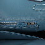 Hermes Birkin 35 Blue Jean Togo Palladium Hardware