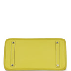 Hermes Birkin 35 Lime Candy Epsom Palladium Hardware