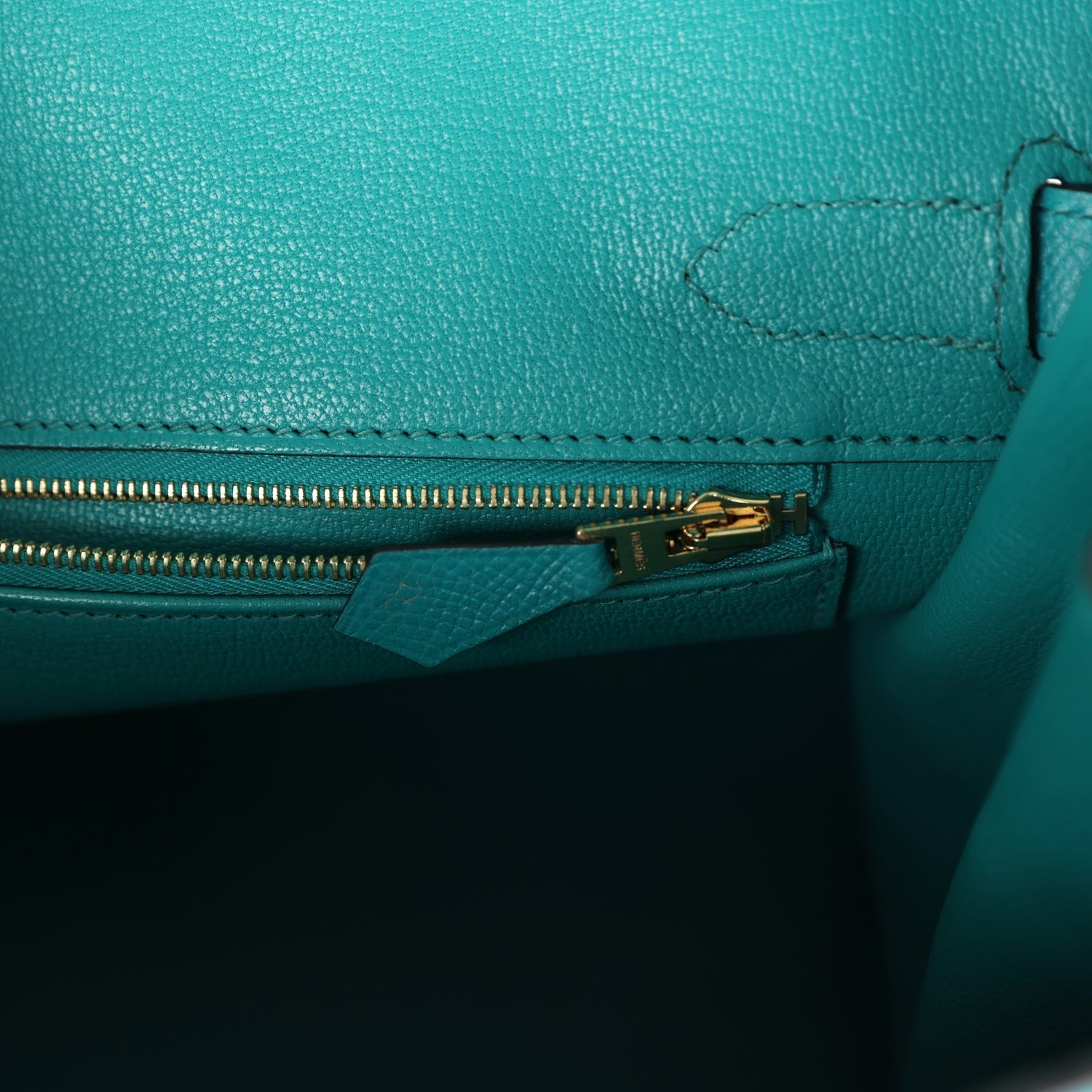 Hermes Special Order (HSS) Birkin 30 Bleu Paon Epsom Gold Hardware