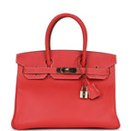 Hermes Birkin 30 Rose Jaipur Candy Epsom Permabrass Hardware