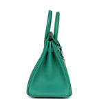 Hermes Birkin 25 Vert Vertigo Verso Swift Palladium Hardware