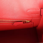 Hermes Birkin 30 Rouge Pivoine Togo Gold Hardware