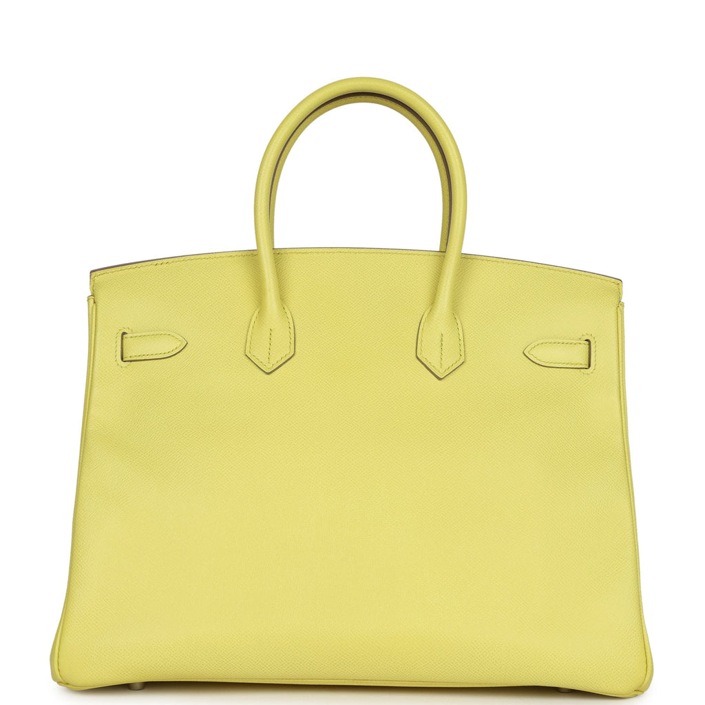 Hermes Birkin 35 Soufre Epsom Palladium Hardware