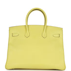 Hermes Birkin 35 Soufre Epsom Palladium Hardware