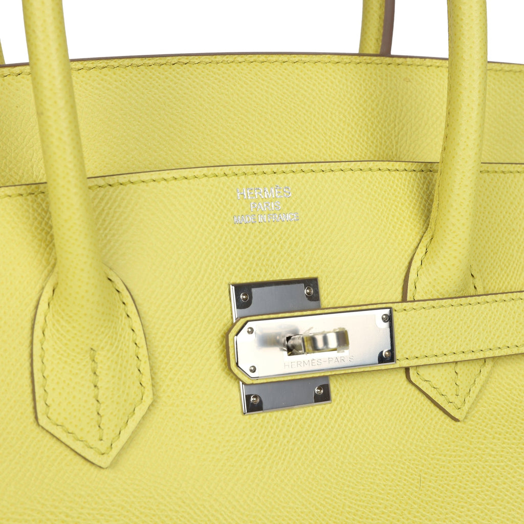 Hermes Birkin 35 Soufre Epsom Palladium Hardware