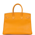 Hermes Birkin 35 Jaune D'or Candy Epsom Permabrass Hardware