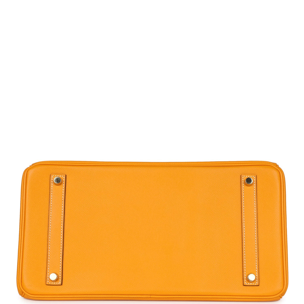 Hermes Birkin 35 Jaune D'or Candy Epsom Permabrass Hardware