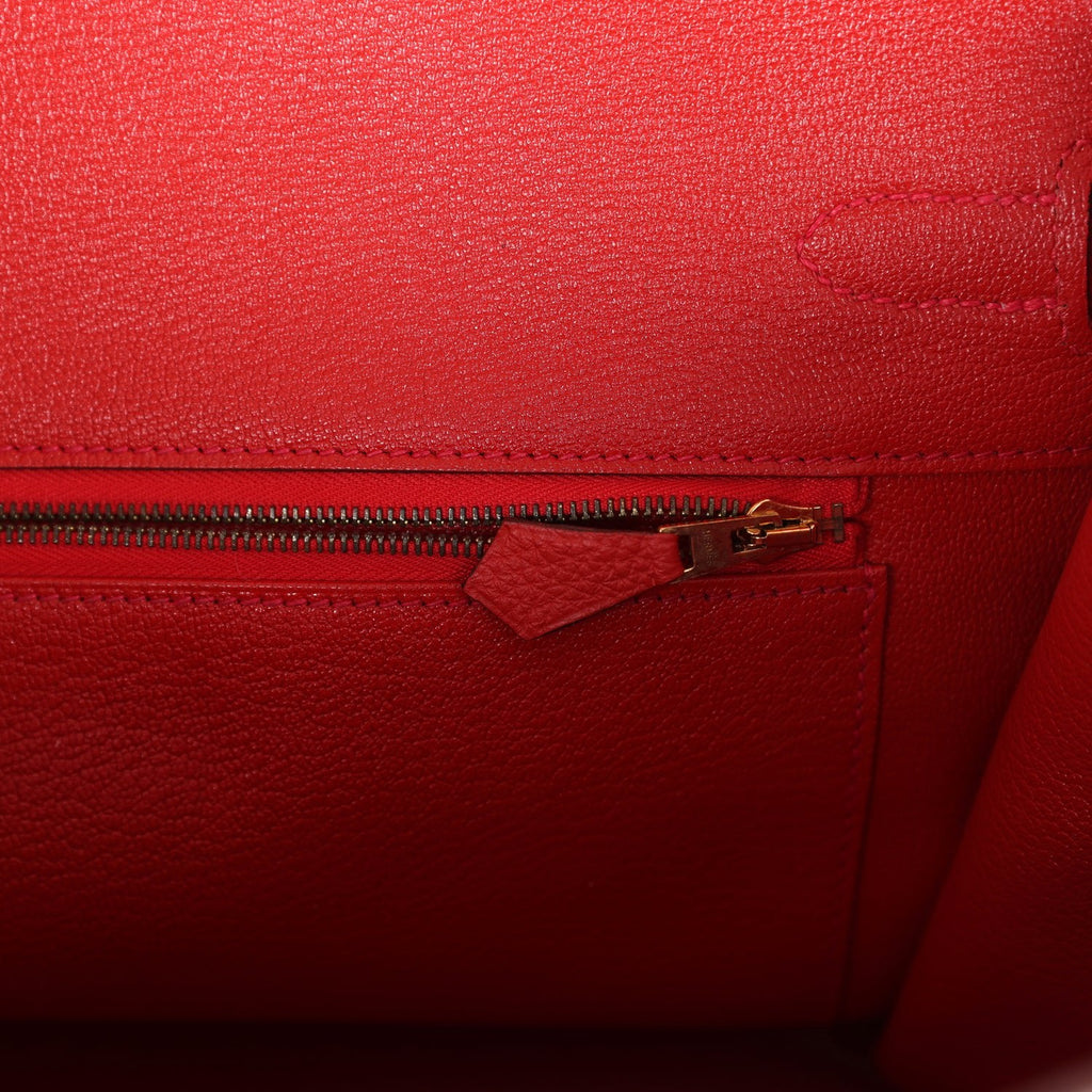Hermes Birkin 35 Geranium Togo Gold Hardware
