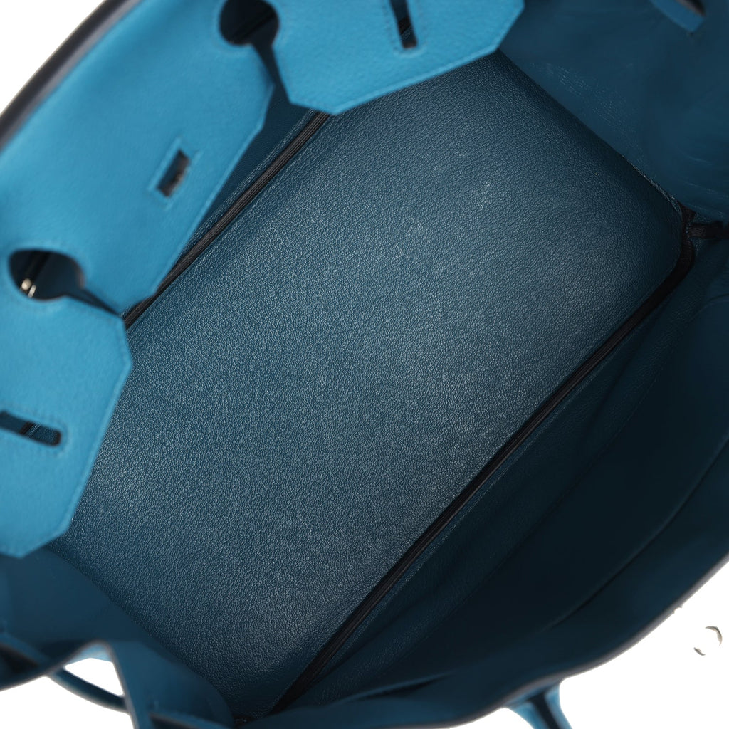 Hermes Birkin 35 Cobalt Togo Palladium Hardware