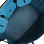 Hermes Birkin 35 Cobalt Togo Palladium Hardware