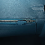 Hermes Birkin 35 Cobalt Togo Palladium Hardware