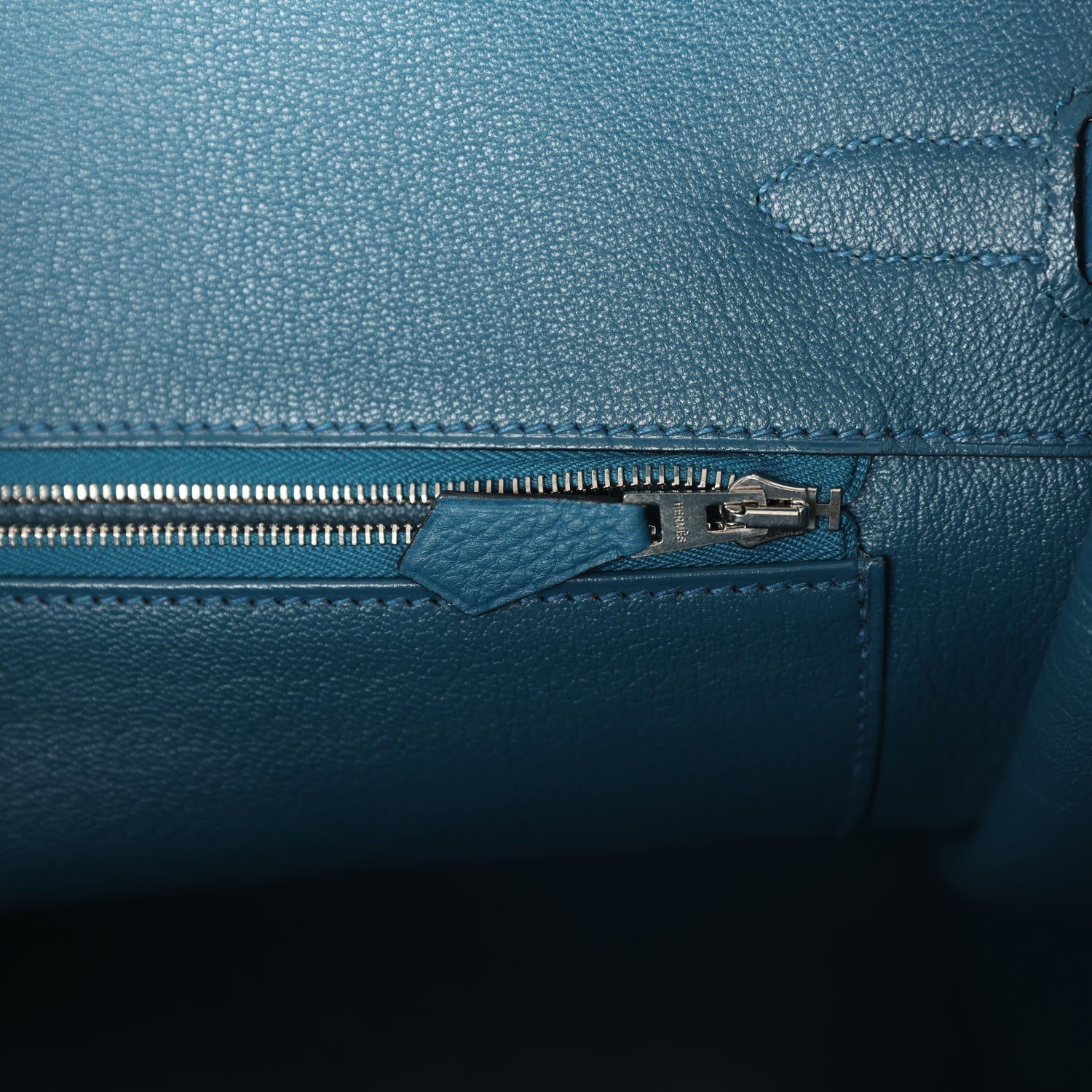 Hermes Birkin 35 Cobalt Togo Palladium Hardware