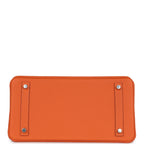 Hermes Birkin 30 Orange Togo Palladium Hardware