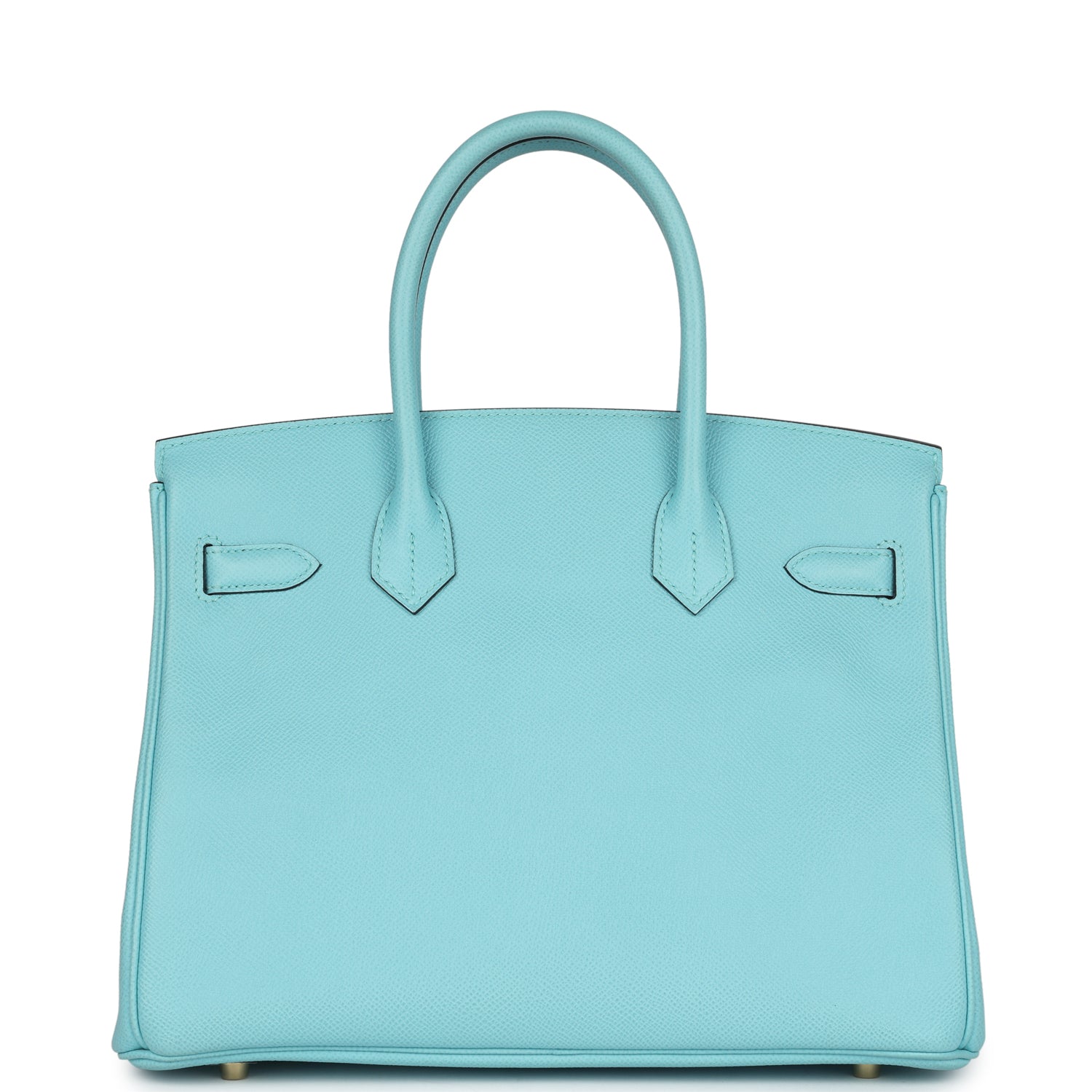 Hermes Birkin 30 Bleu Atoll Epsom Gold Hardware