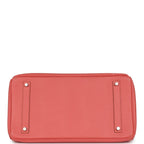Hermes Birkin 35 Flamingo Epsom Palladium Hardware