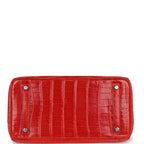 Hermes Birkin 30 Geranium Shiny Niloticus Crocodile Palladium Hardware