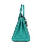 Hermes Birkin 25 Vert Verone Verso Novillo Palladium Hardware