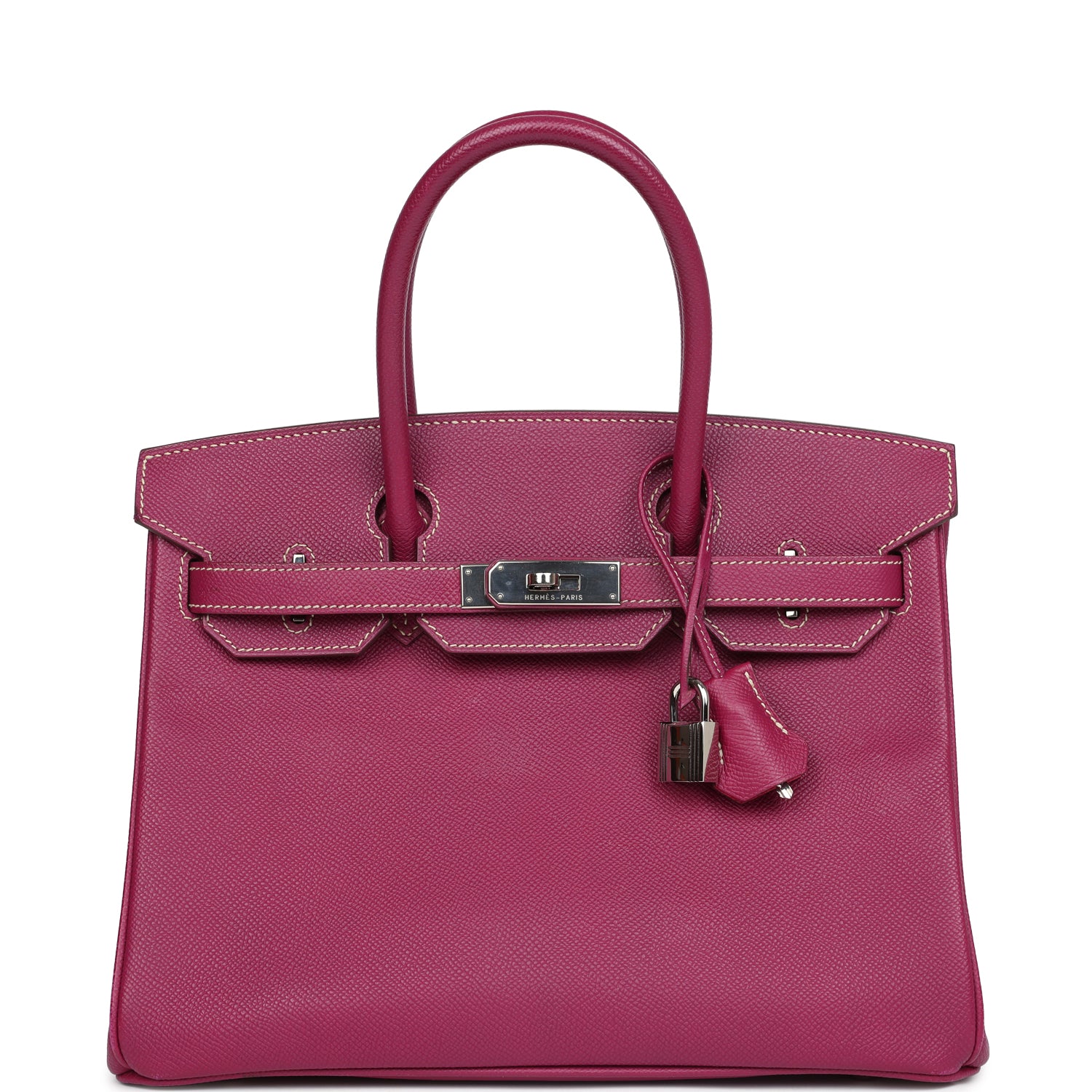 Hermes Birkin 30 Tosca Candy Epsom Palladium Hardware
