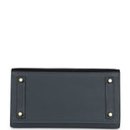 Hermes "Rainy Days" Sac Faubourg Birkin 20 Gris Misty Matte Alligator Permabrass Hardware