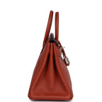 Hermes Birkin 25 Cuirve Verso Taurillon Novillo Palladium Hardware