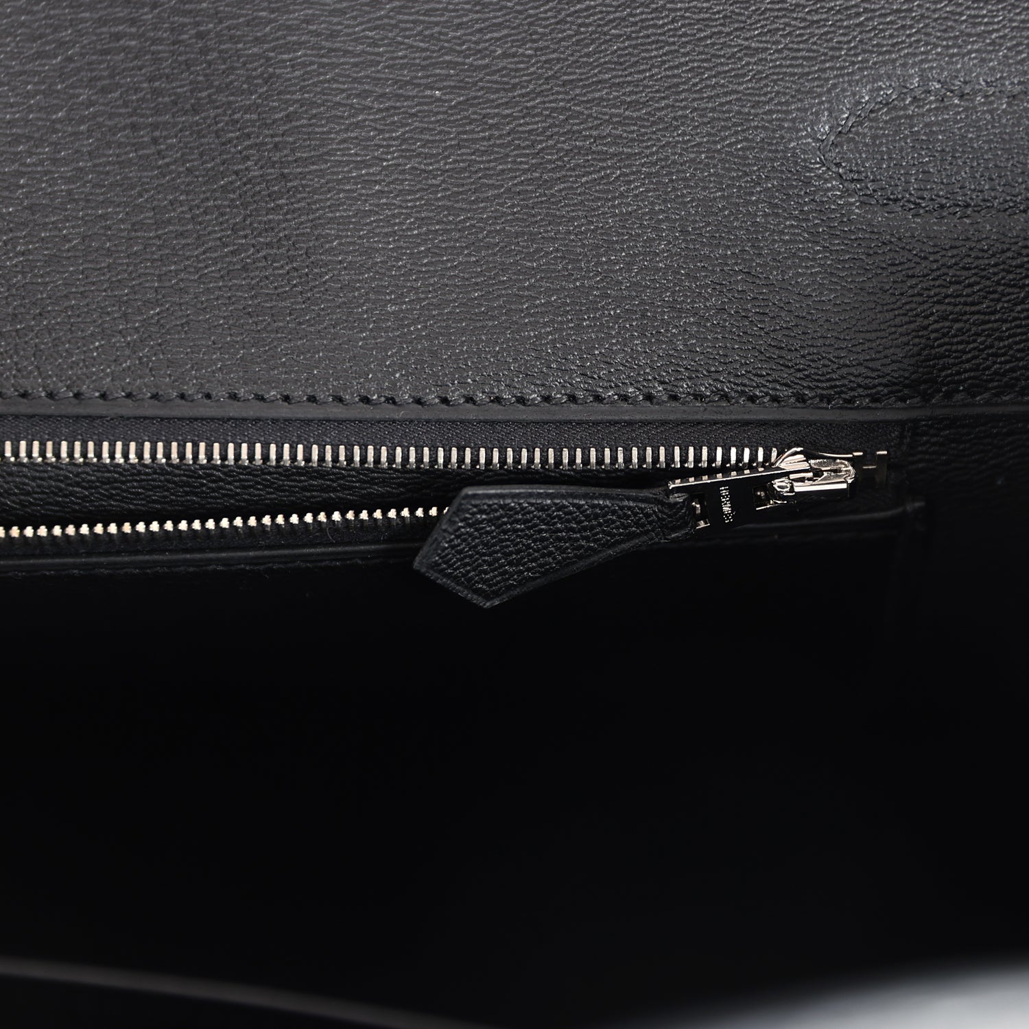 Hermes Birkin 35 Black Shiny Porosus Crocodile 18K White Gold Diamond Hardware