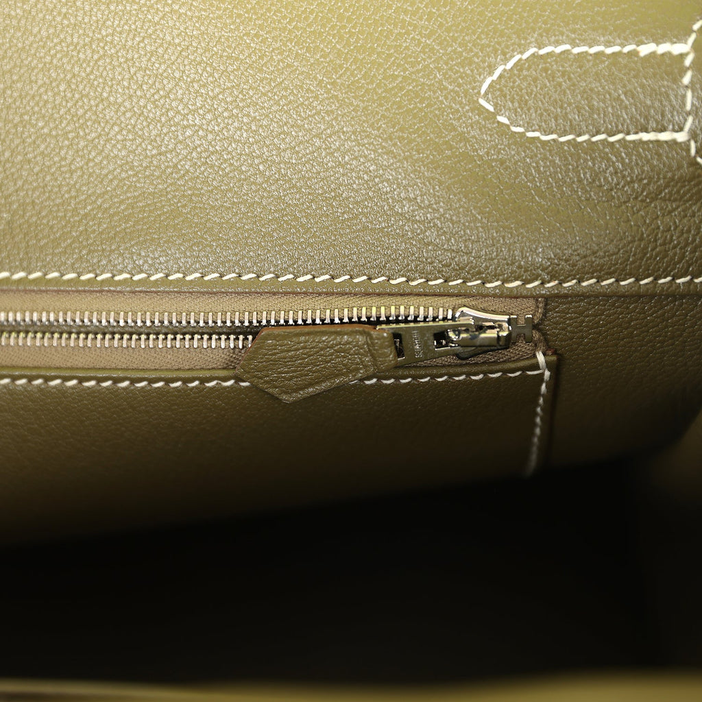 Hermes Birkin 35 Kiwi Candy Epsom Palladium Hardware