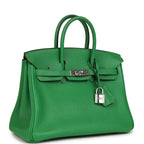 Hermes Birkin 25 Bambou Togo Palladium Hardware