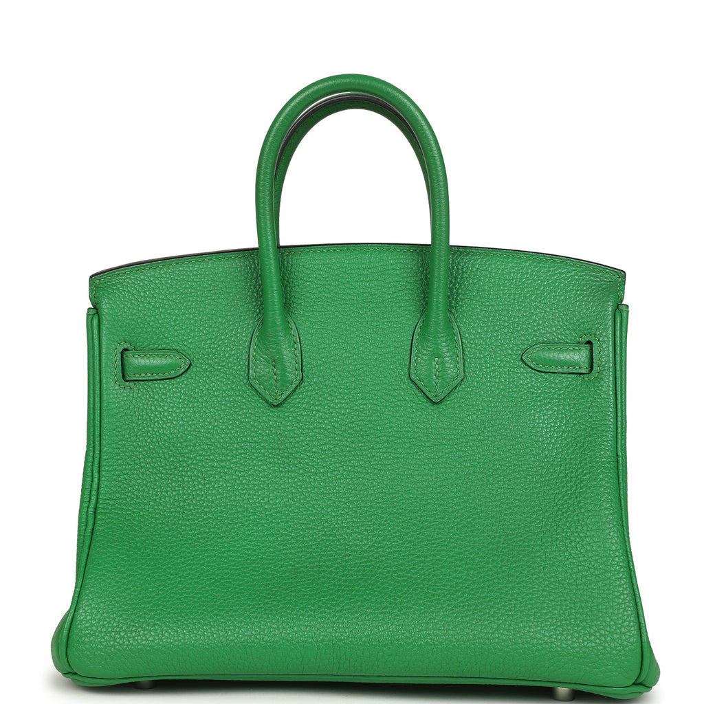 Hermes Birkin 25 Bambou Togo Palladium Hardware