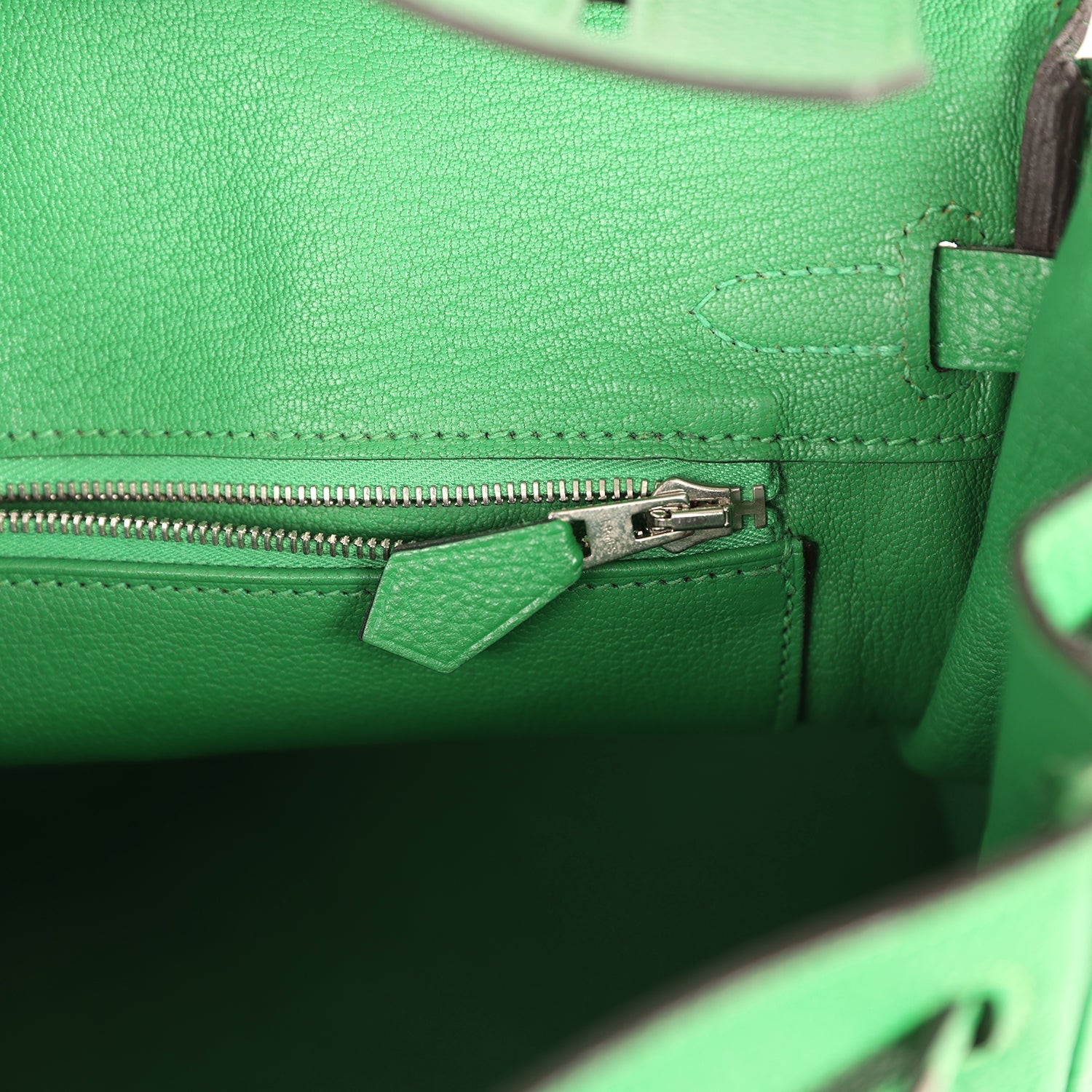 Hermes Birkin 25 Bambou Togo Palladium Hardware