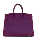 Hermes Birkin 35 Ghillies Anemone Togo and Swift Palladium Hardware