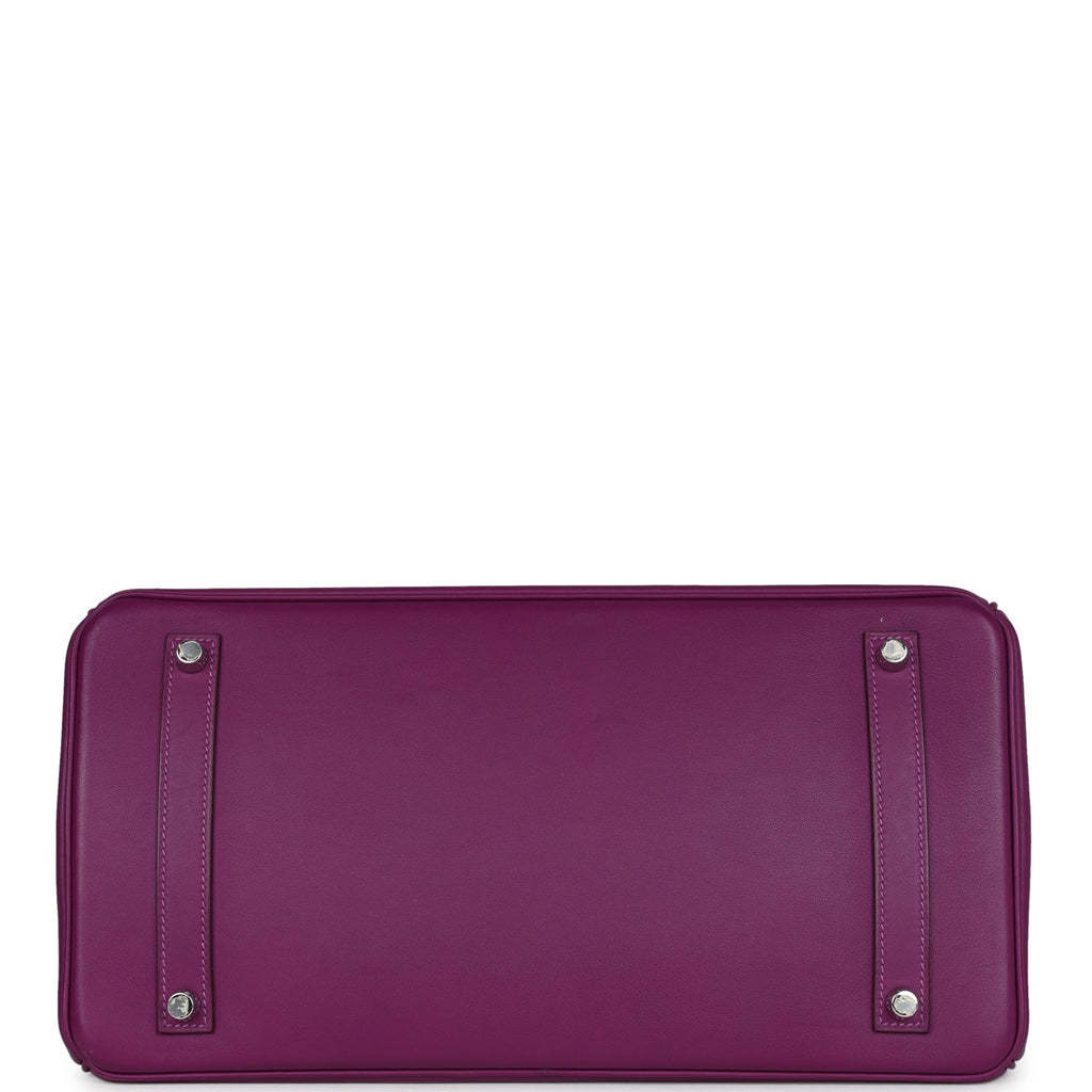 Hermes Birkin 35 Ghillies Anemone Togo and Swift Palladium Hardware