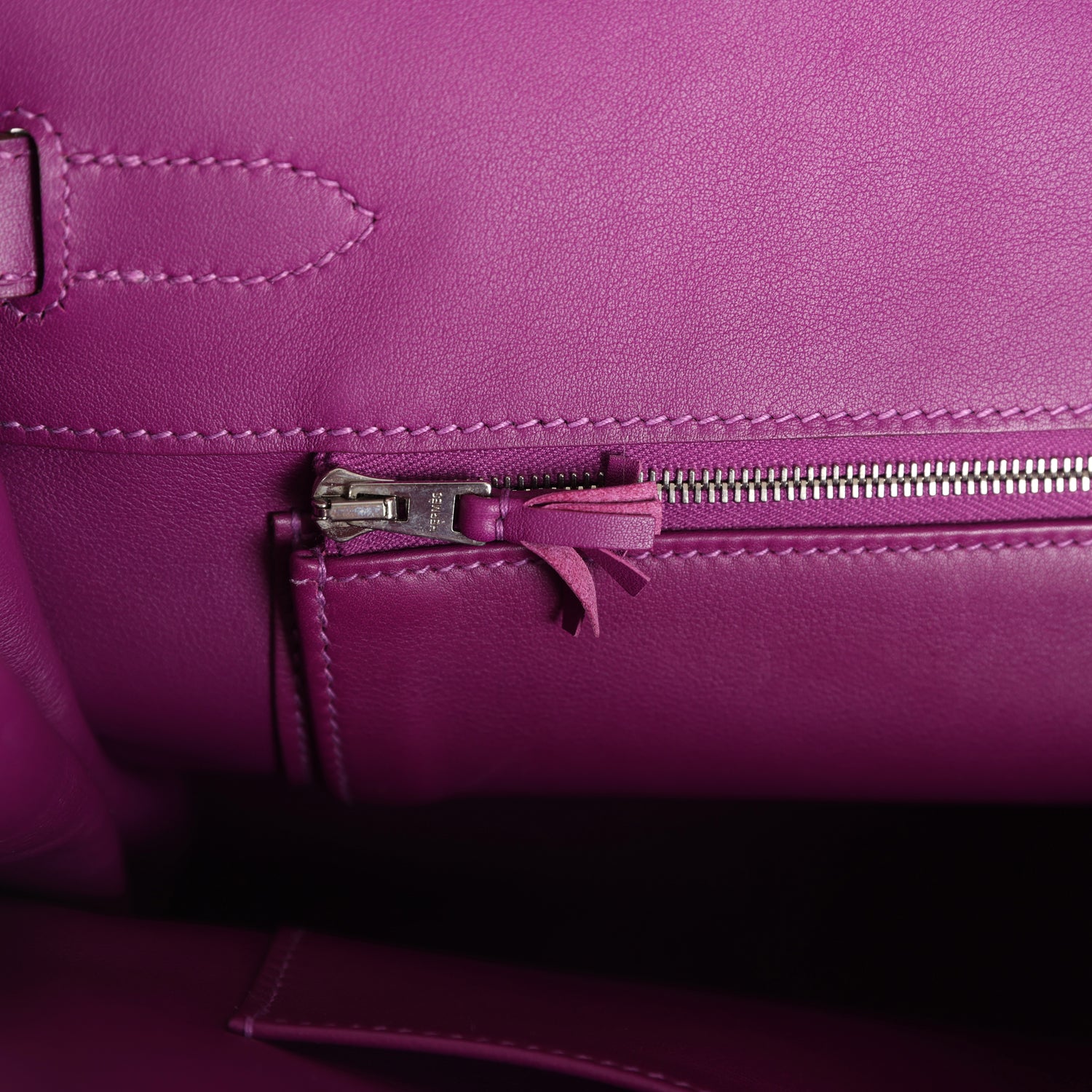 Hermes Birkin 35 Ghillies Anemone Togo and Swift Palladium Hardware