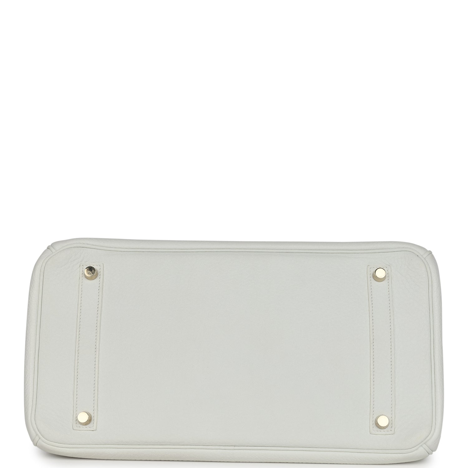 Hermes Birkin 35 White Clemence Gold Hardware