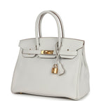 Hermes Birkin 30 Gris Perle Togo Gold Hardware