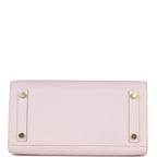 Hermes Special Order (HSS) Birkin Sellier 25 Mauve Pale and Craie Epsom Brushed Gold Hardware