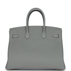 Hermes Birkin 35 Gris Mouette Togo Gold Hardware