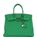 Hermes Birkin 35 Bambou Togo Gold Hardware