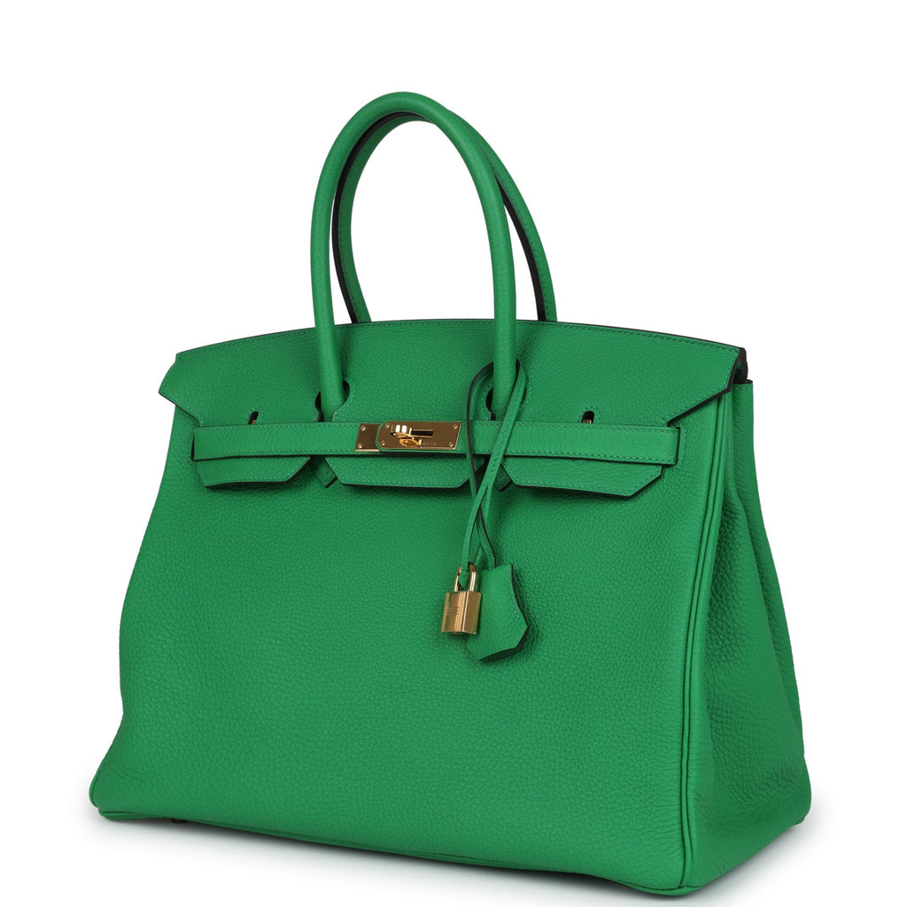 Hermes Birkin 35 Bambou Togo Gold Hardware